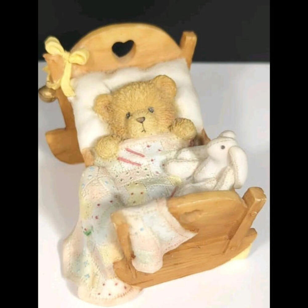 Cherished Teddies Cradled With Love Baby Figurine 911356 Vintage MINT Enesco